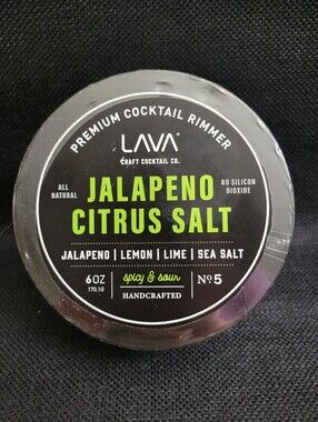 LAVA Jalapeno Citrus Salt Premium Cocktail Rimmer - Green